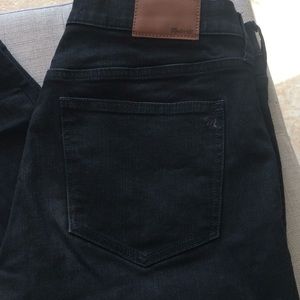 Madewell Black denim straight jeans size 30